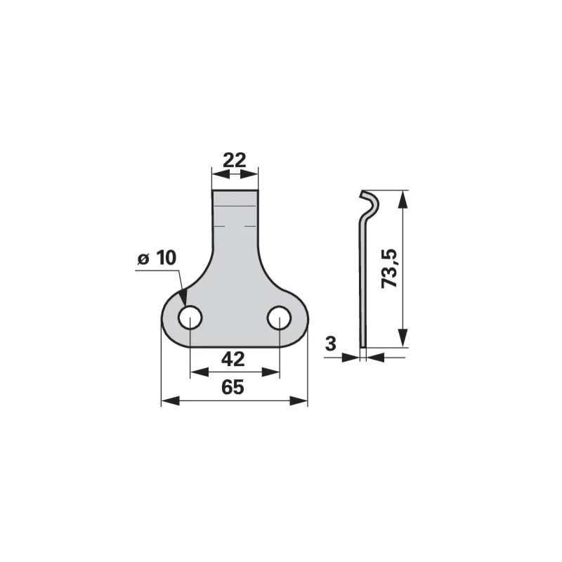 ESM - 330.0950 - Spring plate