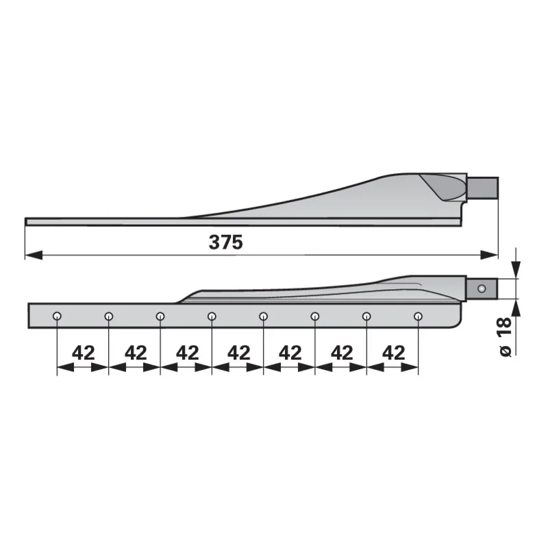ESM - 345.5430 - Bottom Blade Head