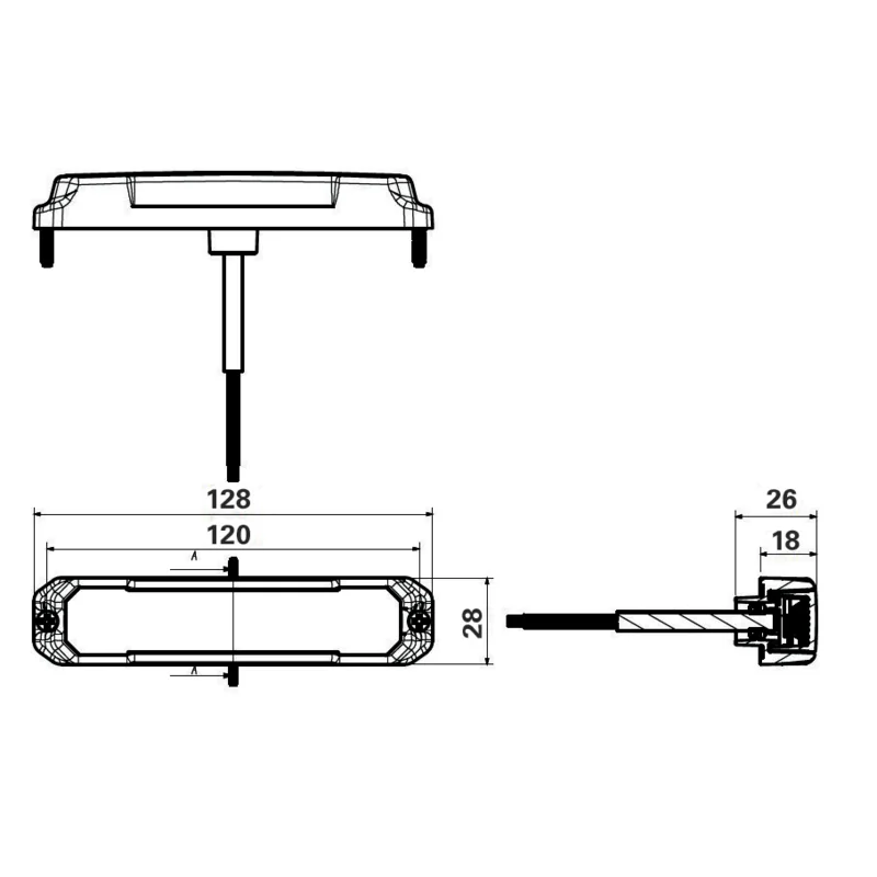 Fabrilcar - 42-4056-301 - LED strobe light