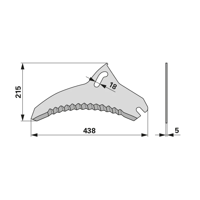 FRANK - 02067987 - Loader wagon knife