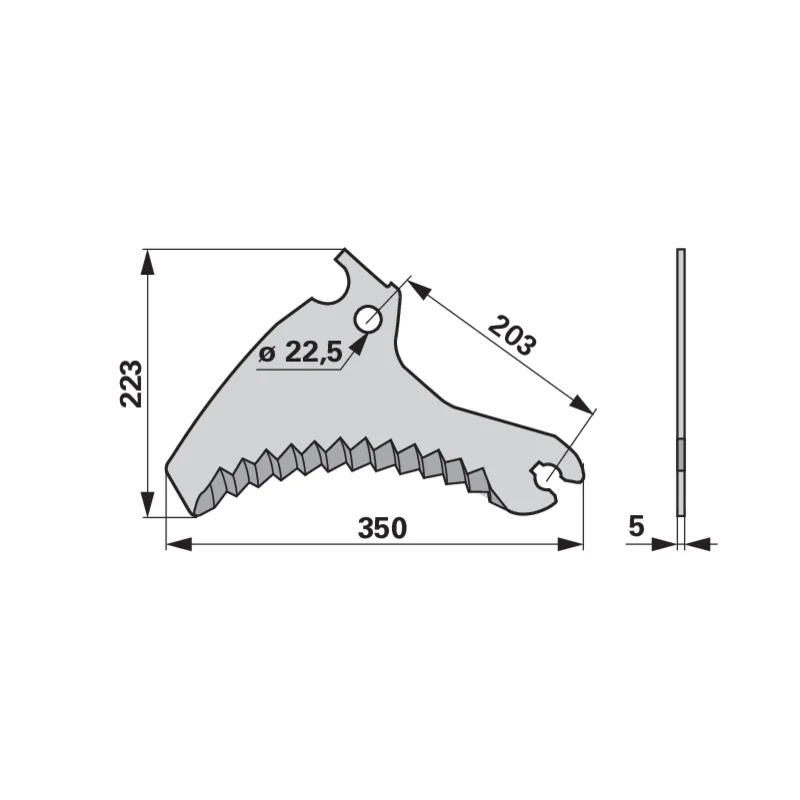 FRANK - 03.005.947 - Baler knife