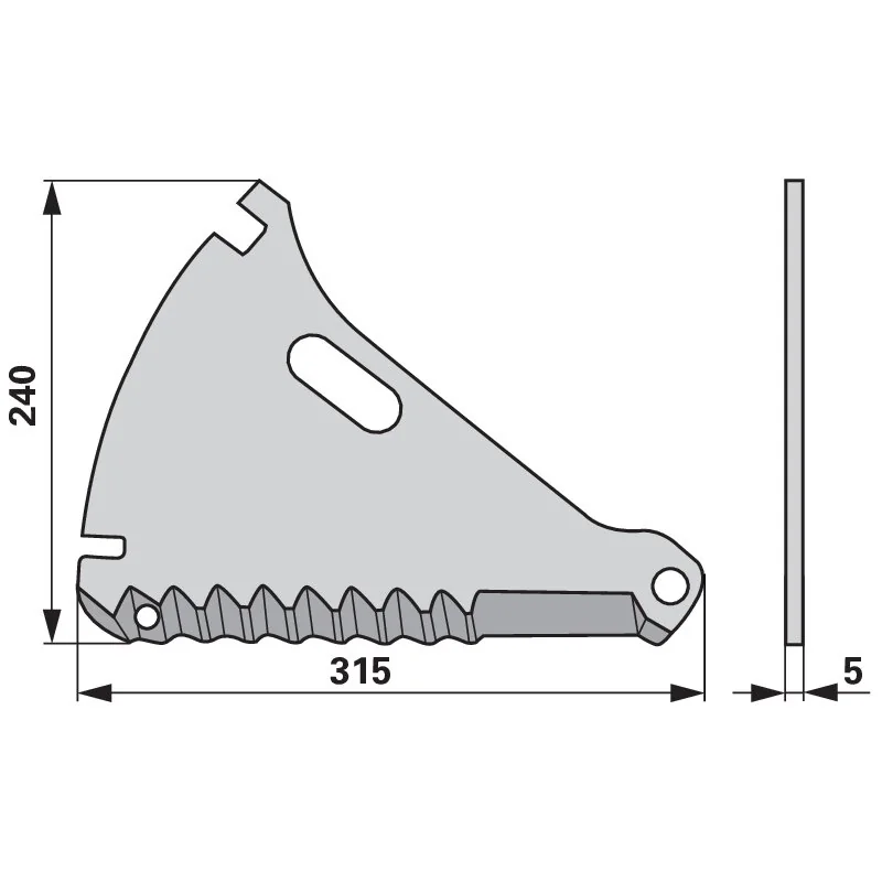 FRANK - 06247223 - Loader wagon knife