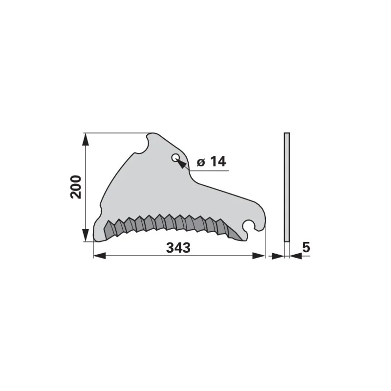 FRANK - 06278720 - Loader wagon knife