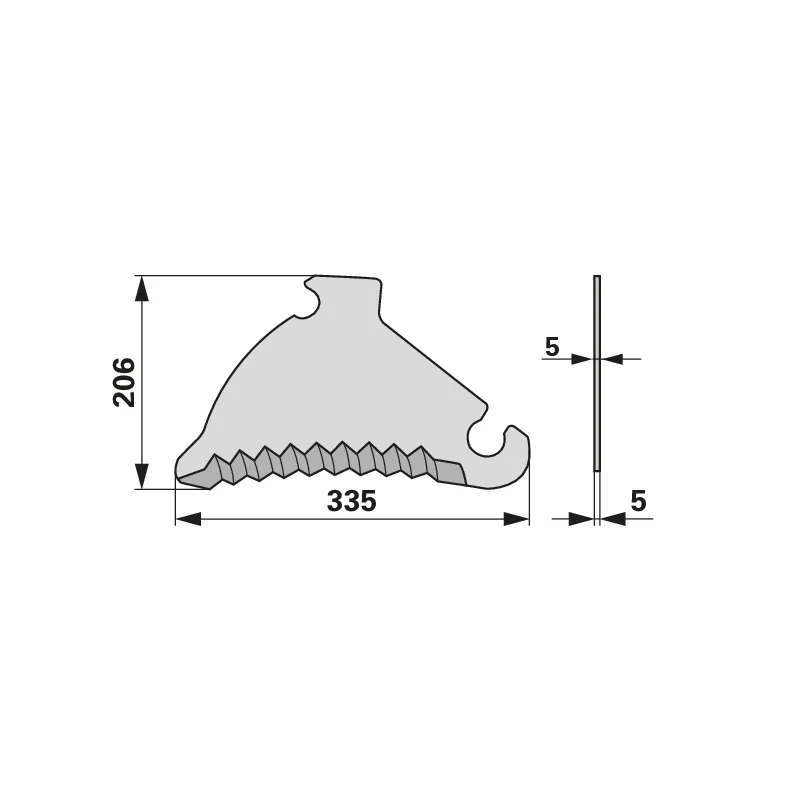 FRANK - 202608661 - Baler knife