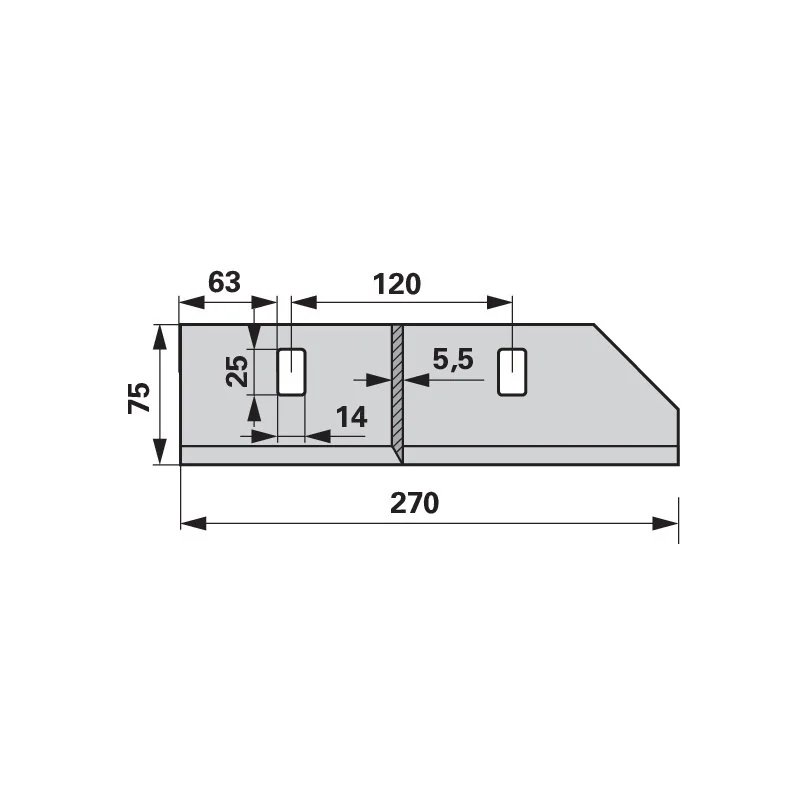 FRANK - 434.095 - Chipper blade