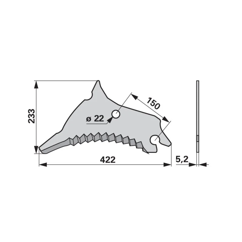 FRANK - Z4545590 - Baler knife