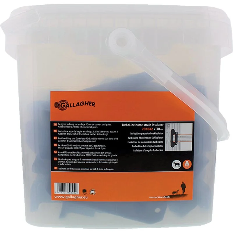 Gallagher - 701042 - Horse fence corner insulator (Pack of 30)