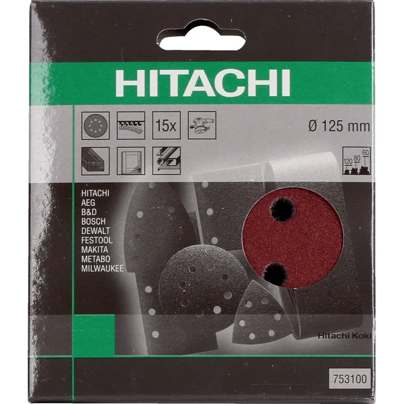 Hikoki - 753100 - Hook-and-loop sanding discs