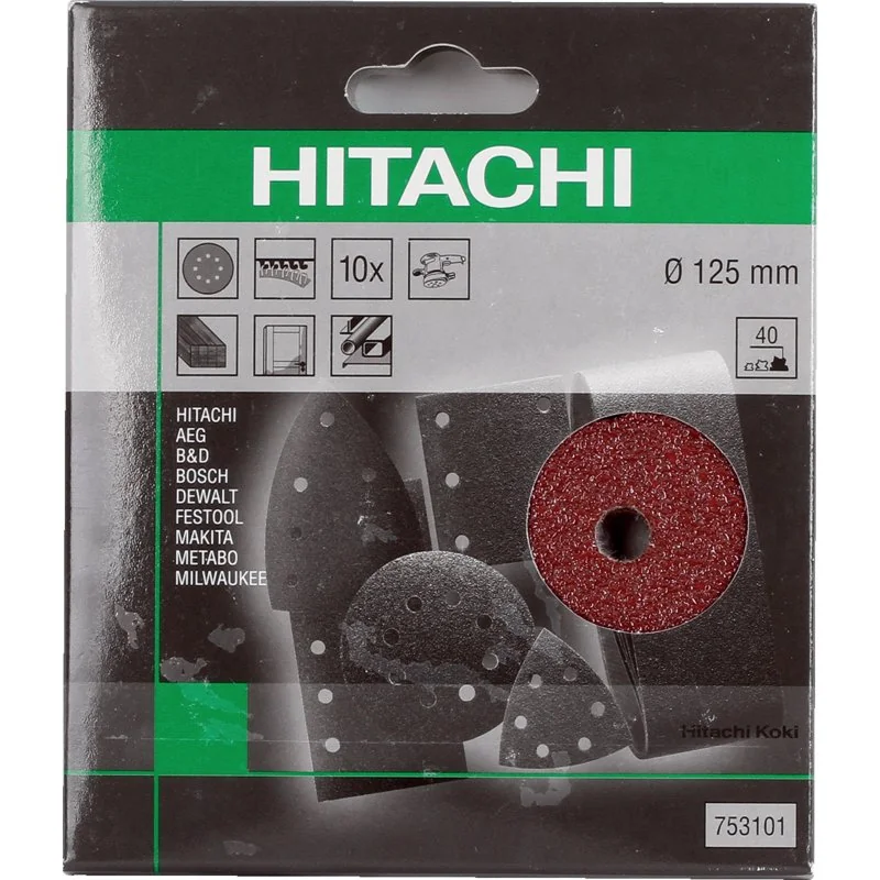 Hikoki - 753101 - Hook-and-loop sanding discs