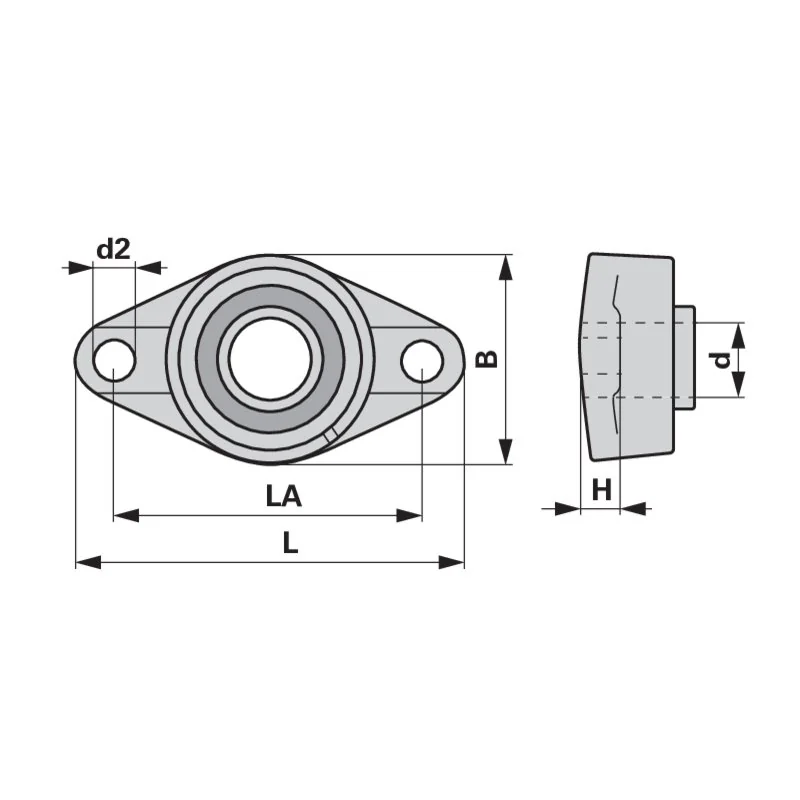 INA FAG - UCFL 203 - Flange bearing
