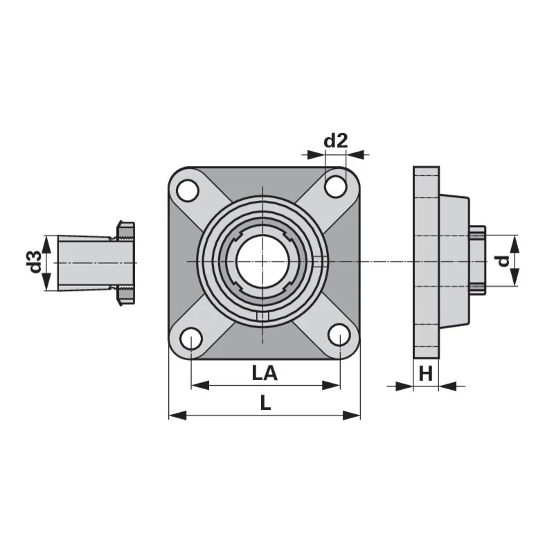 INA FAG - UKF 213 - Flange bearing