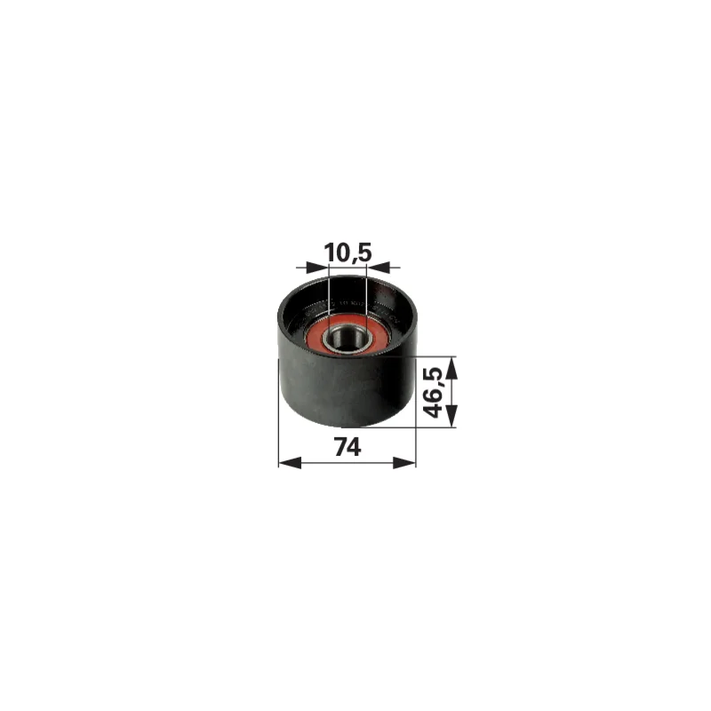 Ina - V837074402 - Idler pulley