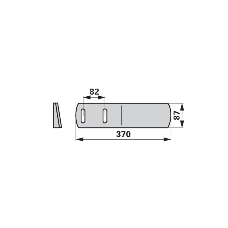 IQparts - 063388 - Scraper rail