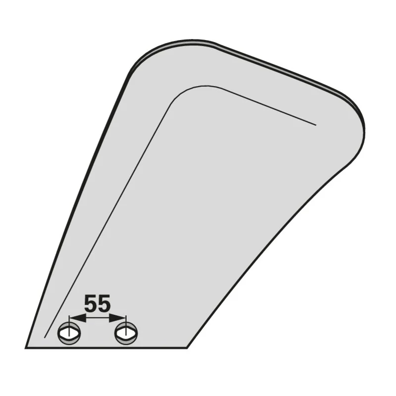 IQparts - 19187 - Skimmer moldboard