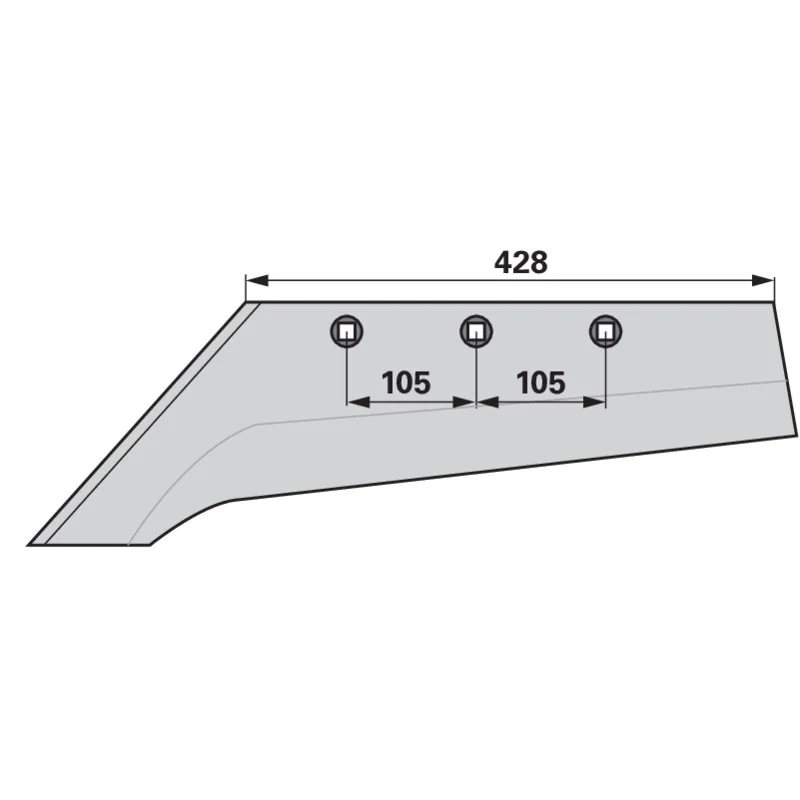 IQparts - 3333813 - Blade ploughshares