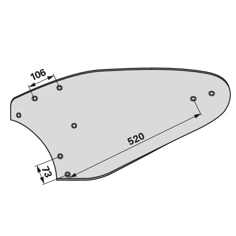 IQparts - 3441031 - Moll Plate