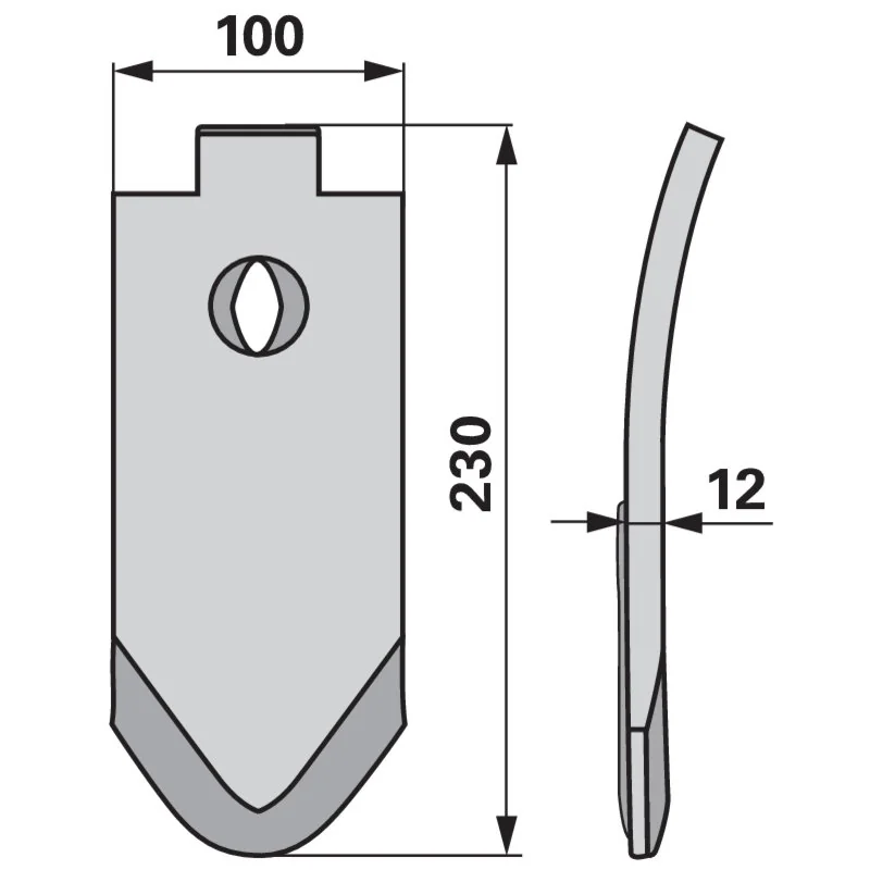 IQparts - 92.344 - Share tip coated