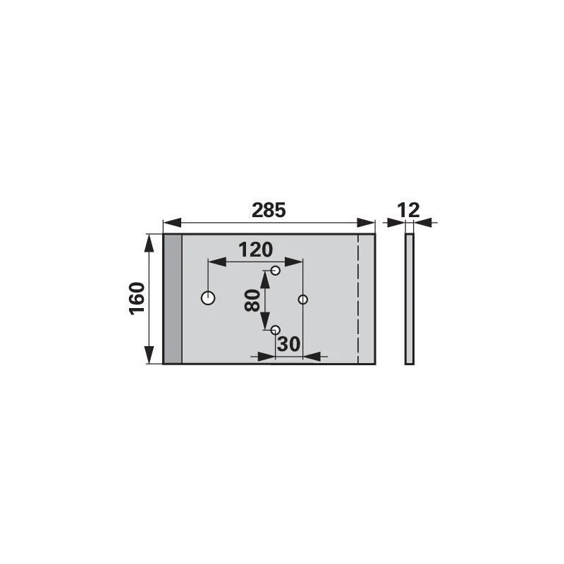 IQparts - 936.42.13 - Slide plate