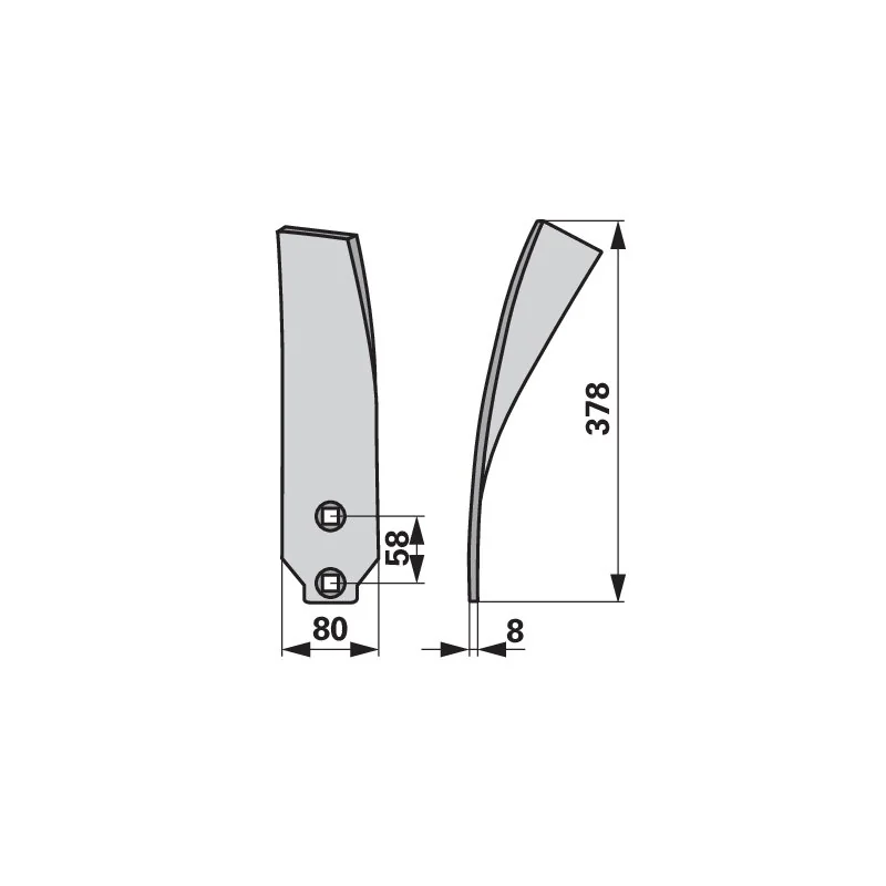 IQparts - KM060252 - Guide plate right