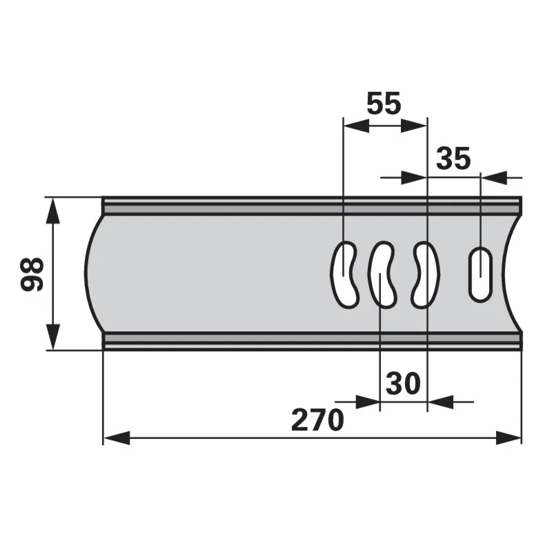 IQparts - MU54-65 - Scraper rail