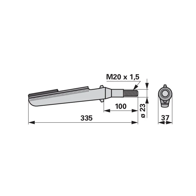JPF - 1.1699.0315.0H - Rotary harrow tine