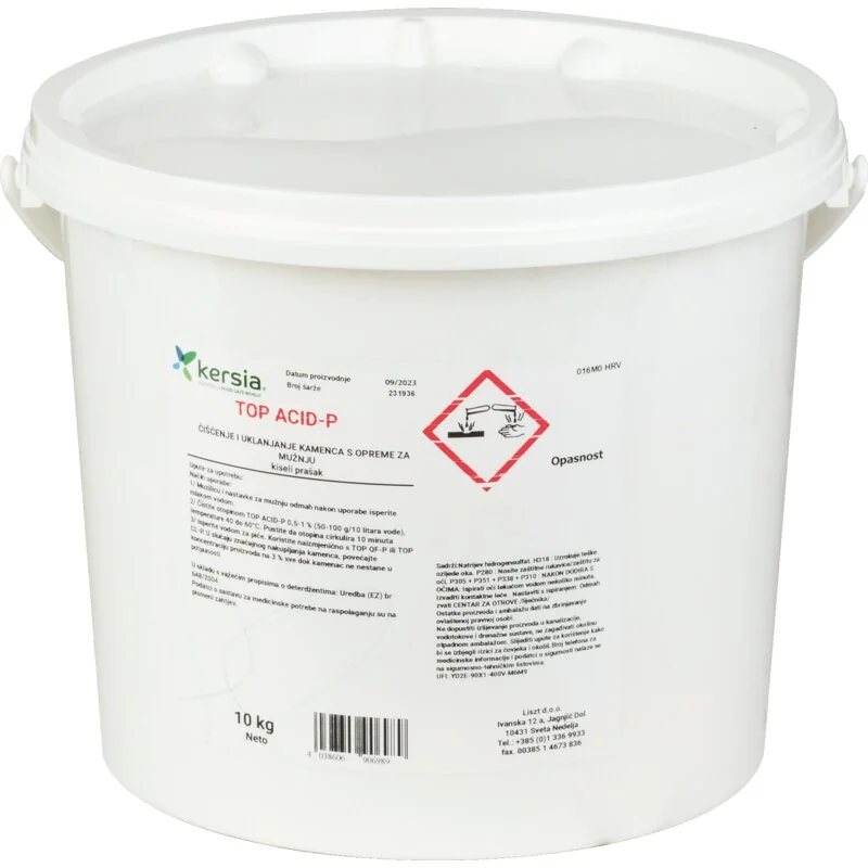 Kersia - ACID-P - Milking machine cleaner
