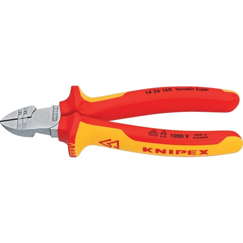 Knipex - 14 26 160 - Wire stripping side cutter