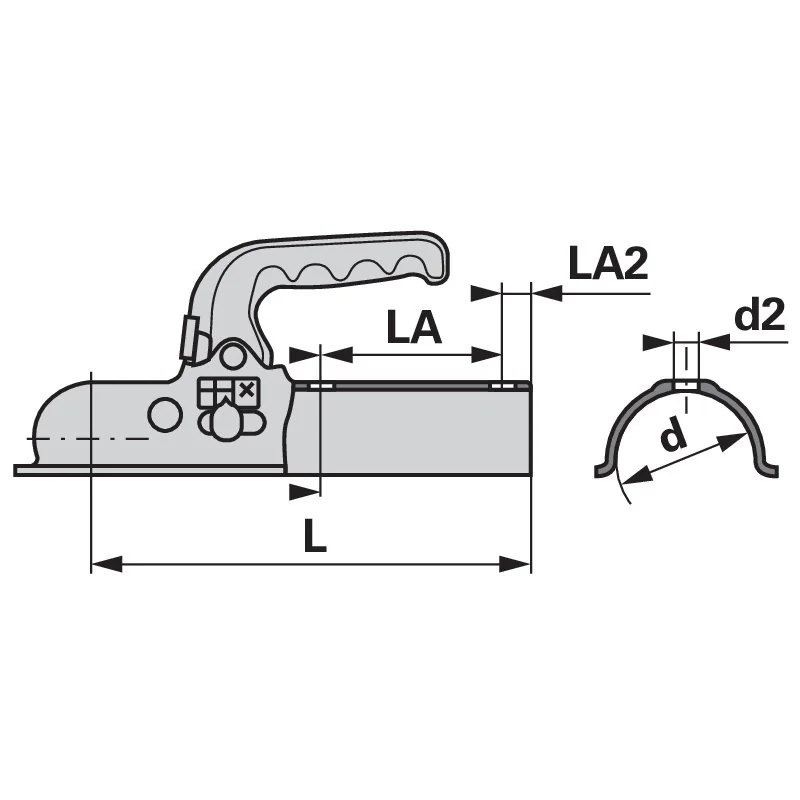 Knott - K14-C - Trailer hitch