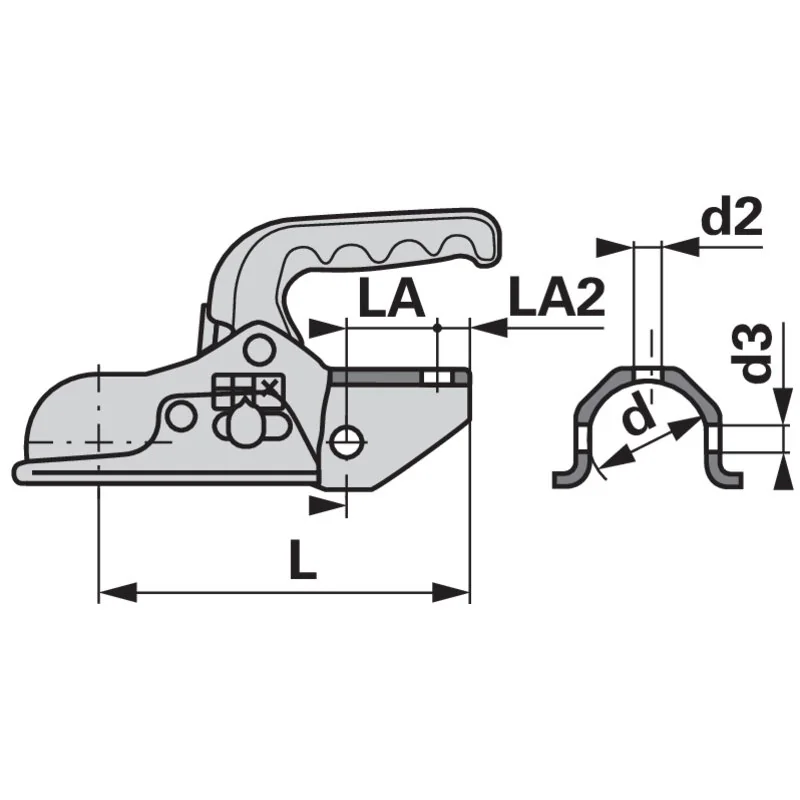 Knott - K27-B - Trailer hitch
