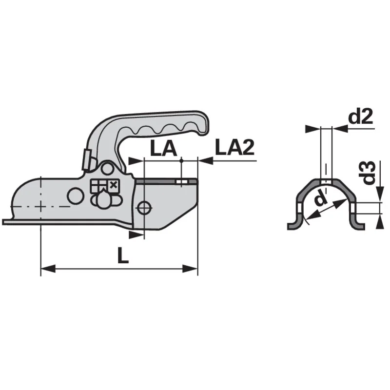 Knott - KK14-B - Trailer hitch