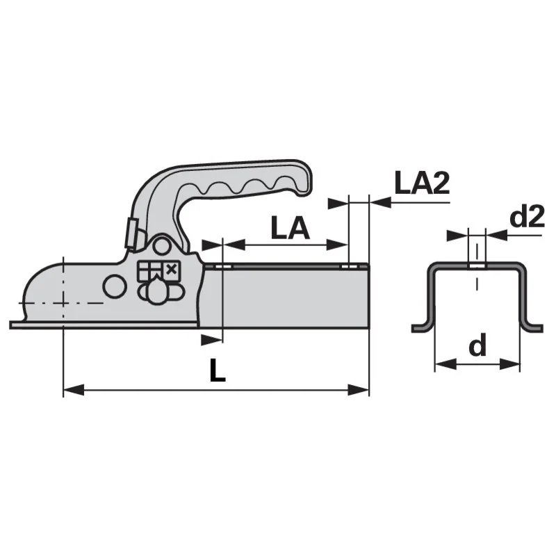 Knott - KQ14-C - Trailer hitch