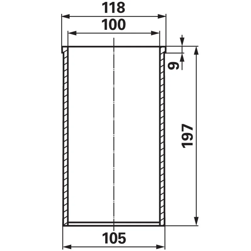 Kolbenschmidt - 308/408/311/411/611 - Cylinder liner