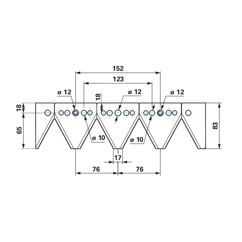 Köppl - 206B1220-01 - Mower blade