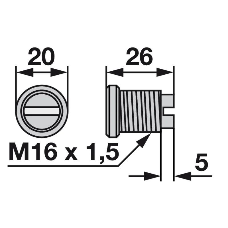 Köppl - 634002 - Adjustment screw