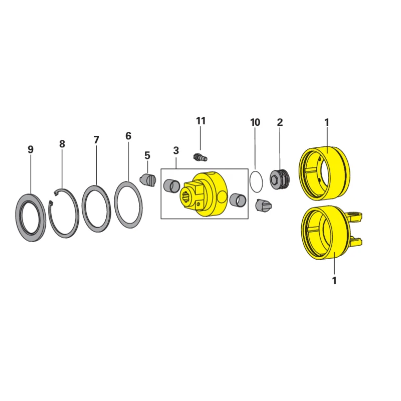 La Magdalena - 2500Nm - Cam switching clutch 98.1-36