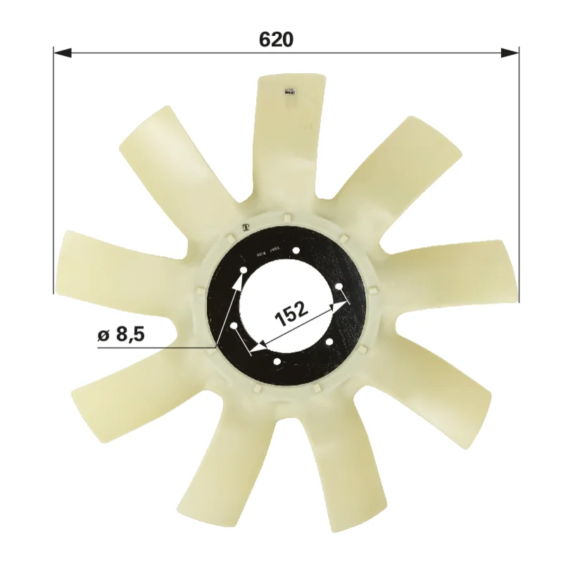 Mahle - 87383688 - Fan blade