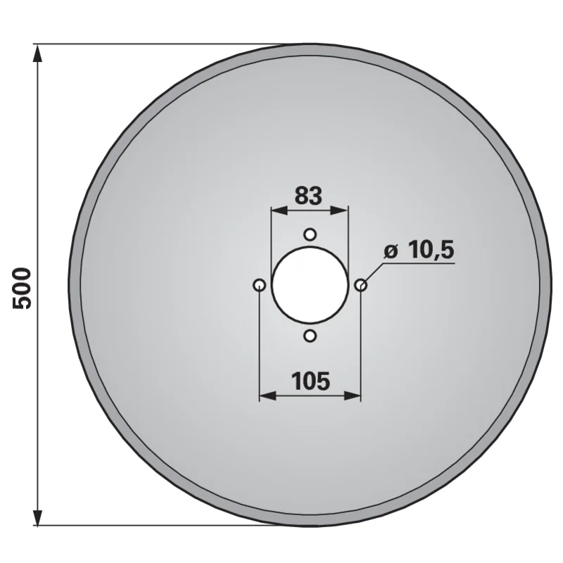 Molbro - 80662 - Coulter disc