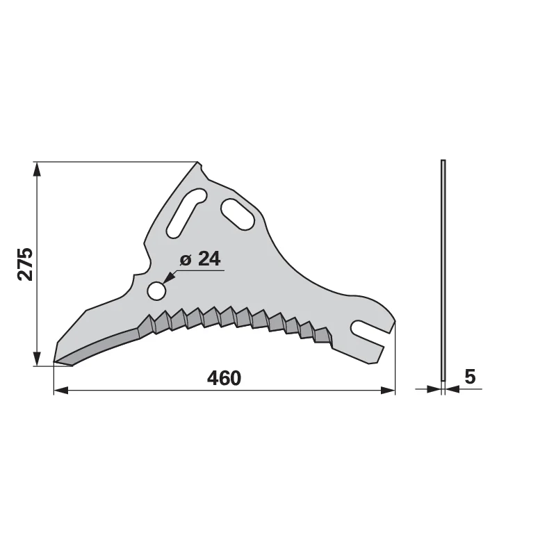 MWS - 01067999 - Loader wagon knife