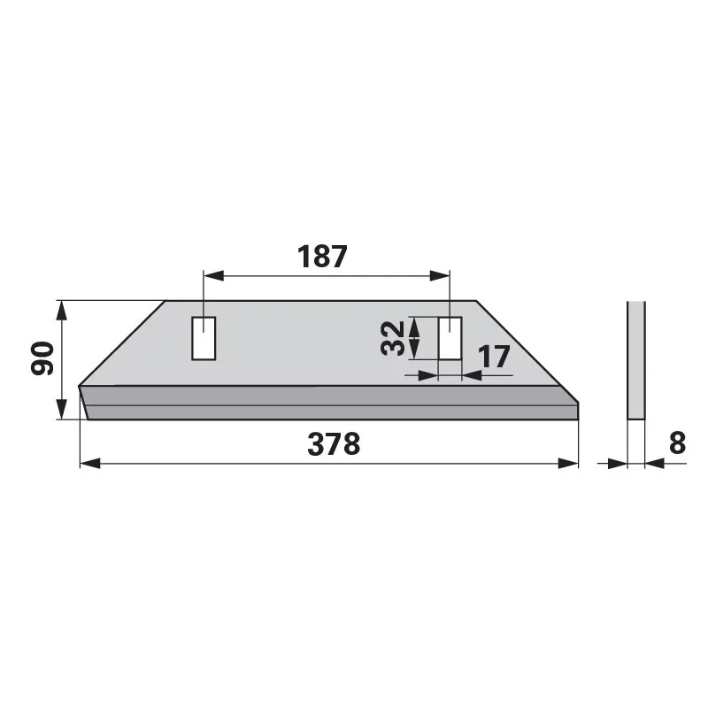 MWS - 02-066052 - Chipper blade