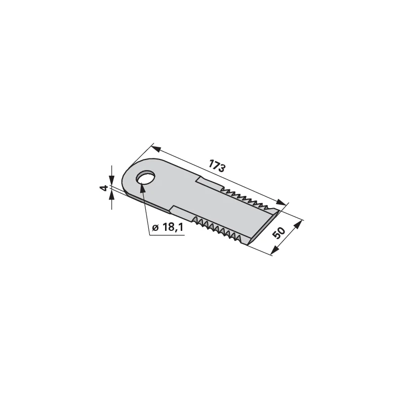 MWS - 553800-3 - Chipper blade