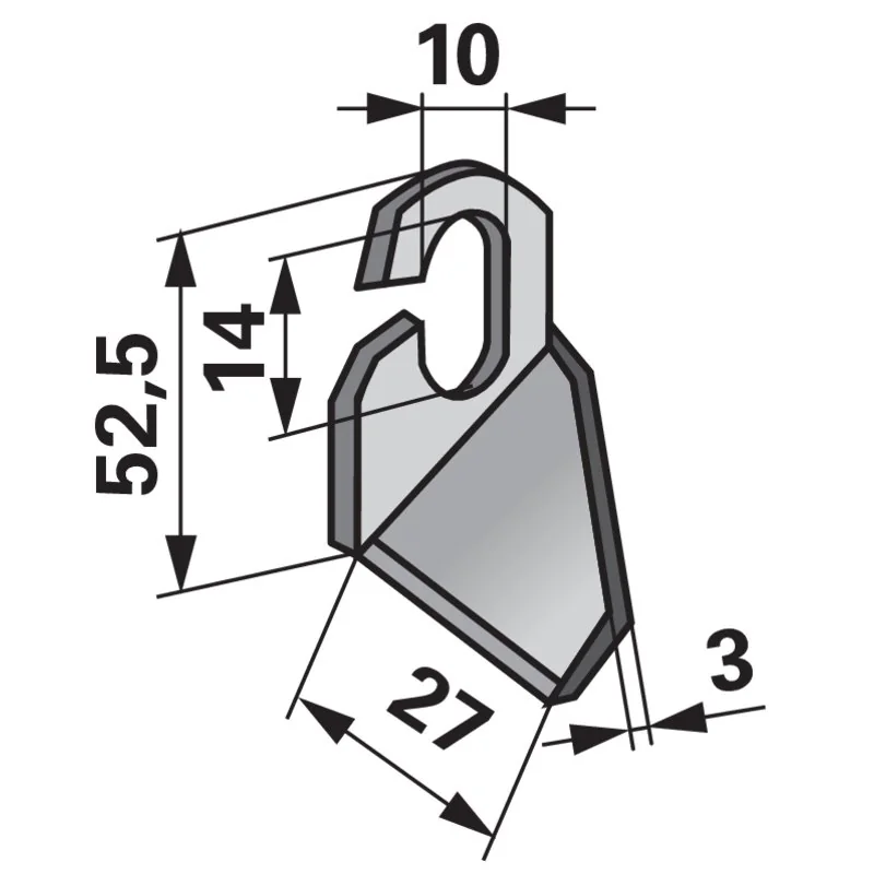 MWS - 990748 - Rotary blade