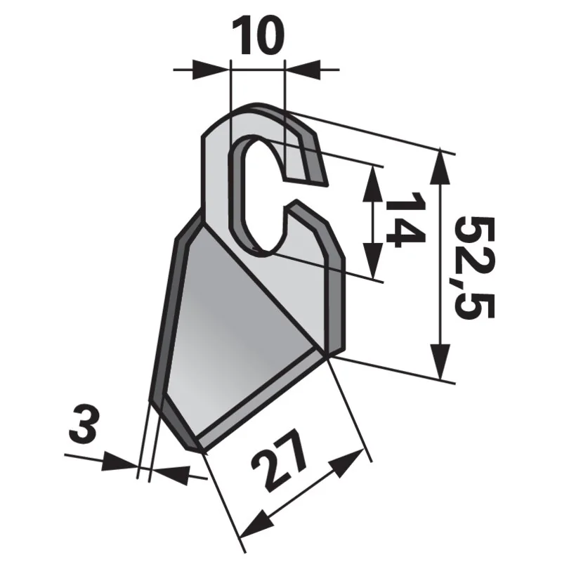 MWS - 990749 - Rotary blade