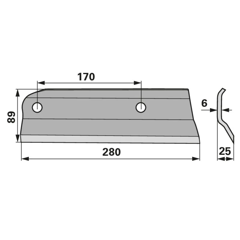 MWS - TP631 - Chipper blade