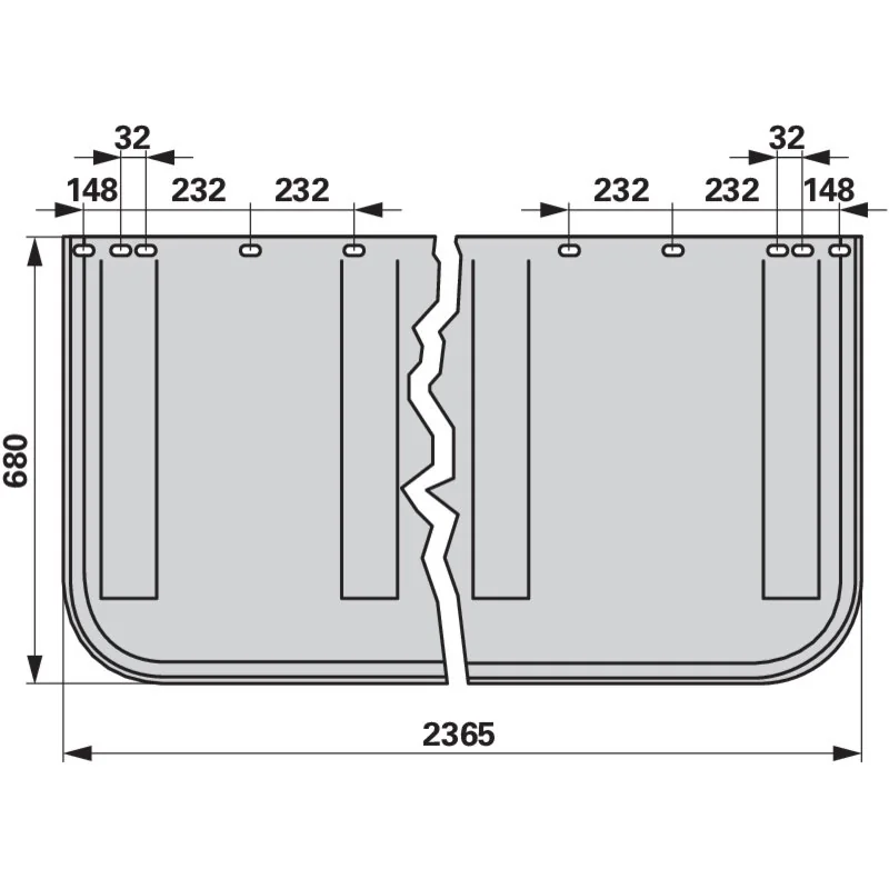 Pöttinger - 00+499.295 - Swath cloth