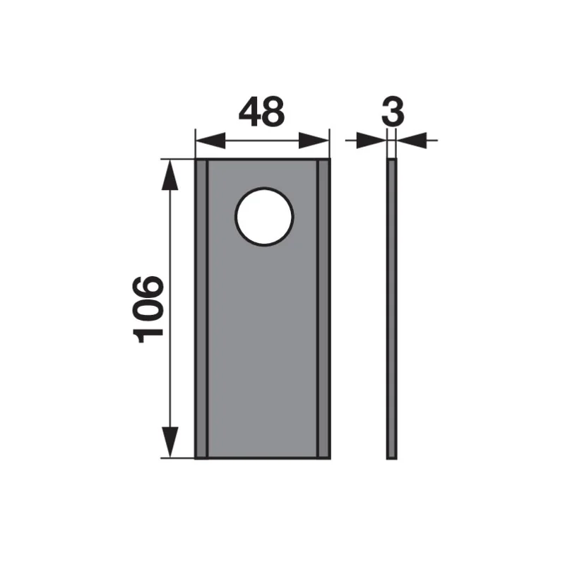 Prillinger Premium - 0041013025 - Rotary mower blade (Pack of 25)
