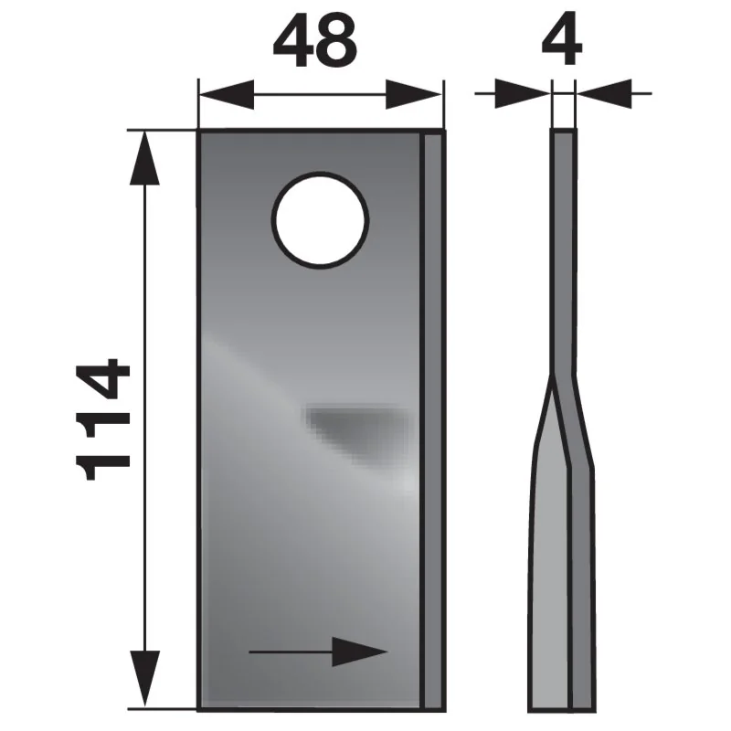 Prillinger Premium - 0041015325 - Rotary mower blade (Pack of 25)