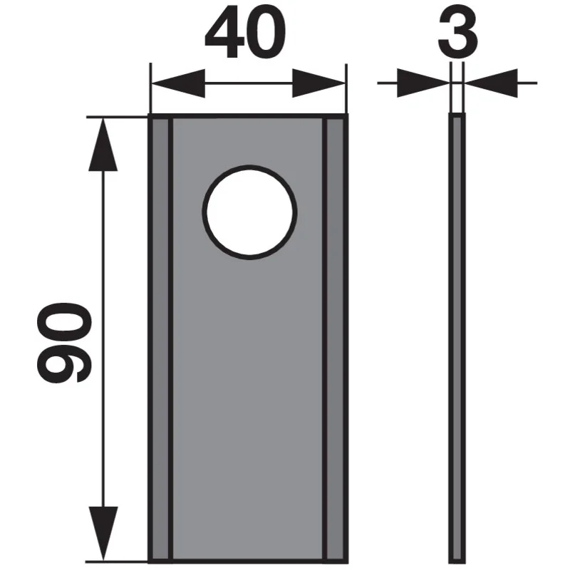 Prillinger Premium - 0041016325 - Rotary mower blade (Pack of 25)