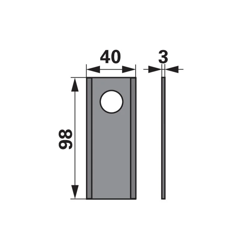 Prillinger Premium - 0041016525 - Rotary mower blade (Pack of 25)