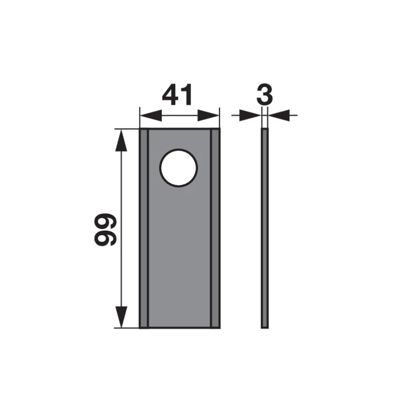 Prillinger Premium - 0041019025 - Rotary mower blade (Pack of 25)
