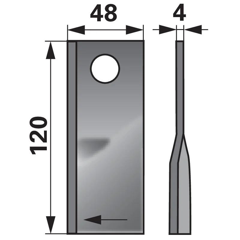 Prillinger Premium - 0041020225 - Rotary mower blade (Pack of 25)